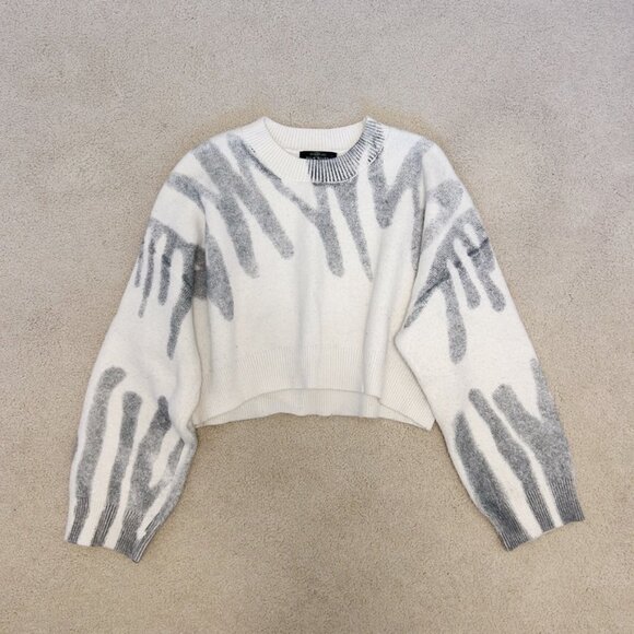 Blue Blush Sweaters - Retro Wavey Sweater